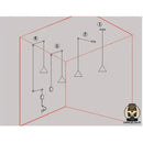 Lampe de chevet qui descend du plafond