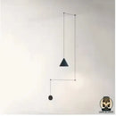 Lampe de chevet qui descend du plafond