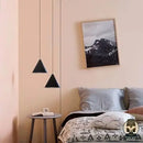 Lampe de chevet qui descend du plafond