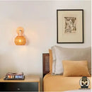 Lampe de chevet rotin bambou