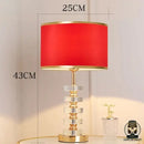 Lampe de chevet rouge design