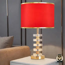 Lampe de chevet rouge design