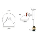 Lampe de chevet scandinave grise