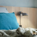 Lampe de chevet scandinave grise