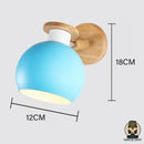 Lampe de chevet scandinave rose