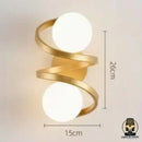 Lampe de chevet spirale