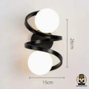 Lampe de chevet spirale