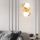Lampe de chevet spirale