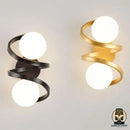 Lampe de chevet spirale