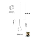 Lampe de chevet suspendu