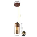 Lampe de chevet suspendu au plafond