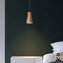 Lampe de chevet suspendu bois