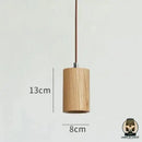 Lampe de chevet suspendu bois