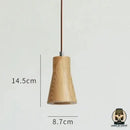 Lampe de chevet suspendu bois