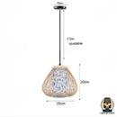 Lampe de chevet suspendu rotin