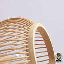 Lampe de chevet suspendu rotin