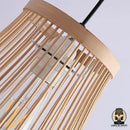 Lampe de chevet suspendu rotin