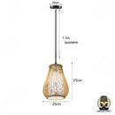 Lampe de chevet suspendu rotin