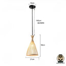 Lampe de chevet suspendu rotin