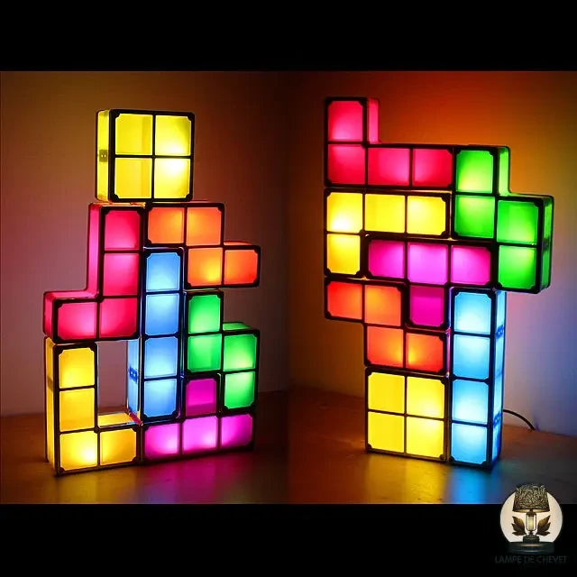 Lampe de chevet tetris
