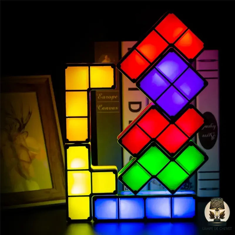 Lampe de chevet tetris