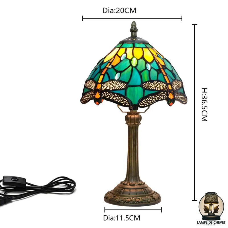 Lampe de chevet tiffany