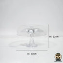 Lampe de chevet transparente