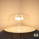 Lampe de chevet transparente
