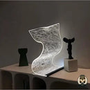 Lampe de chevet transparente