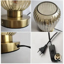 Lampe de chevet verre coloré