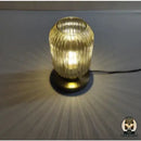 Lampe de chevet verre coloré