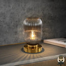 Lampe de chevet verre coloré