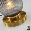 Lampe de chevet verre coloré