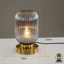 Lampe de chevet verre coloré