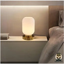 Lampe de chevet verre coloré