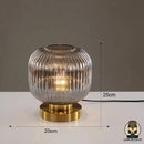 Lampe de chevet verre coloré