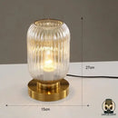 Lampe de chevet verre coloré