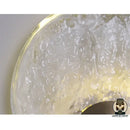 Lampe de chevet verre et laiton