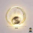 Lampe de chevet verre et laiton