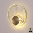 Lampe de chevet verre et laiton