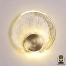 Lampe de chevet verre et laiton