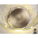 Lampe de chevet verre et laiton