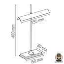 Lampe de chevet verte