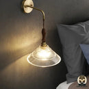 Lampe de chevet vintage verre