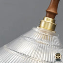 Lampe de chevet vintage verre