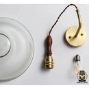 Lampe de chevet vintage verre