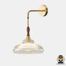 Lampe de chevet vintage verre
