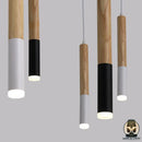 Lampes chevet suspendue bois tete de lit