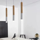 Lampes chevet suspendue bois tete de lit