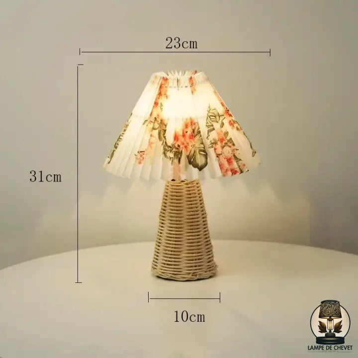 Lampes de chevet rotin